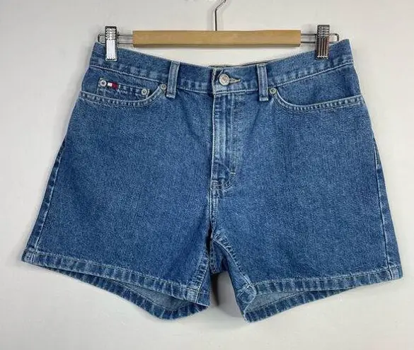 Tommy Hilfiger Vintage Y2K Relaxed fit Denim Jean Boyfriend Shorts womens 2