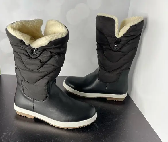 Journee Collection Women's Pippah Cold Weather Boots Black Sz 9