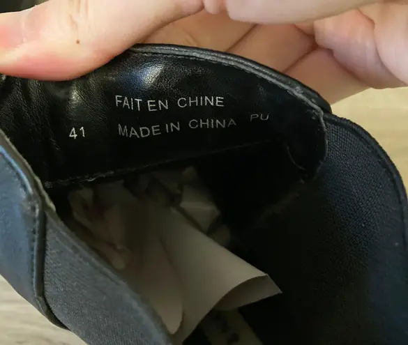 Matt & Nat Montroyal Vegan Leather Chunky Boot EU Size 41