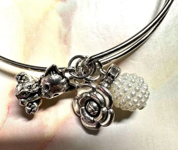 Bundle of 3 adjustable charm bracelets