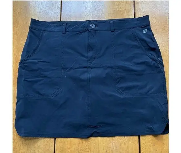 Eastern Mountain Sports EMS Eastern Mountain Sport Skort Stretch Black Shorts Skirt Comfort, Size 14