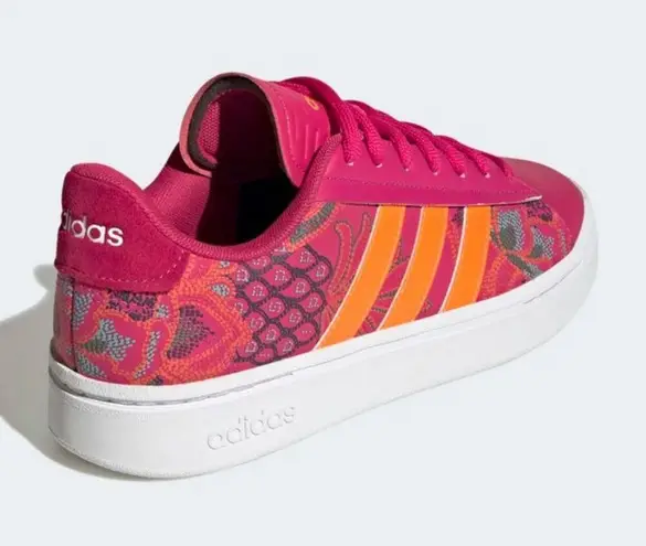 Farm Rio 💕ADIDAS x 💕 Grand Court Alpha Cloudfoam Comfort Tennis Shoes ~ 9 NWT