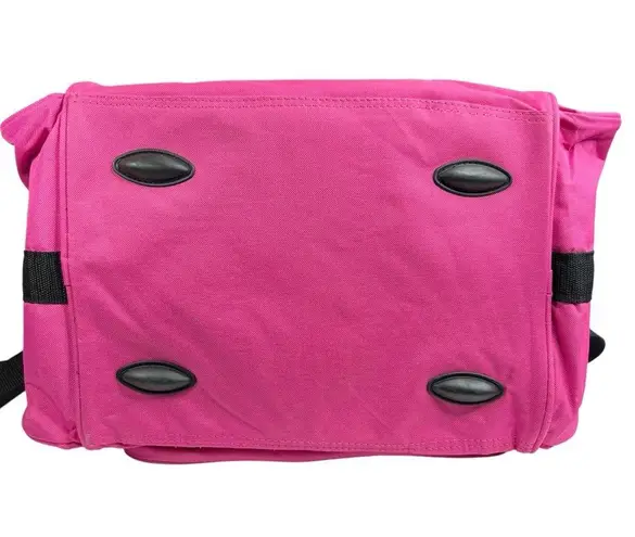 NWT Totes Isotoner Bright Pink Travel Carry On Duffle Bag Luggage Black