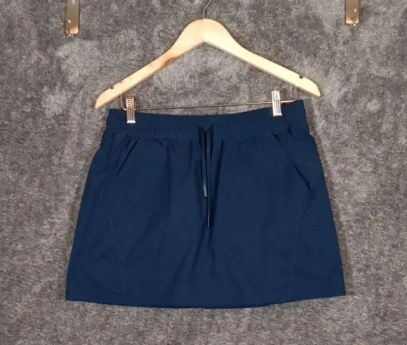 Title Nine Blue Skirt with Drawstring Switchback Ultralight Hiking Skort