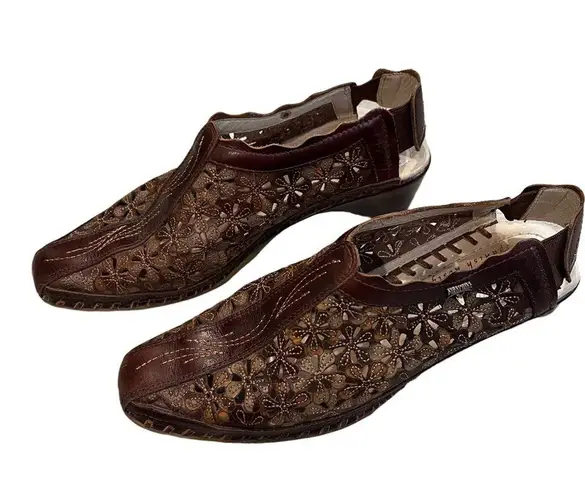 Pikolinos Romana Cut Out Leather Slingback Heel