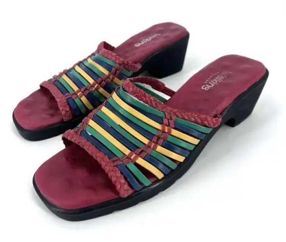 Vintage 80s Walking Cradles Leather Slip