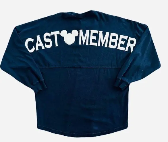 Disney Unisex Disneyland Parks Navy Cast Member Spirit Jersey Resort Size Small Rare - Image 1