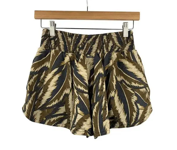prAna Women's  Pattern Thick Waistband Shorts - Size XS