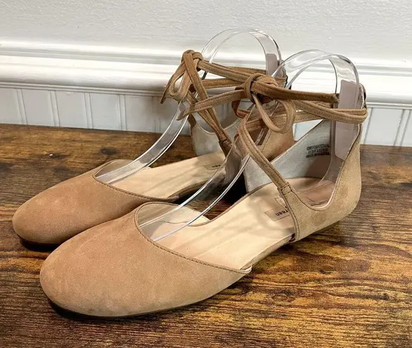 Paul Green US 6 UK 3.5 Sandals Tan Suede Leather Strappy Round Toe Spring Summer