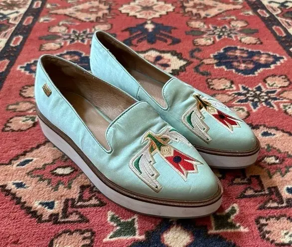 Australia Luxe Collective Embroidered Aztec Bird Slip