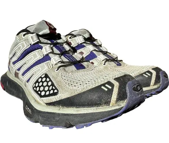 Salomon XR Mission 1 Trail Running Shoes Mesh Outdoor Hiking White US 7