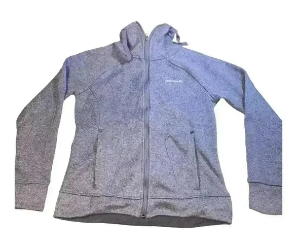 Women's Size Medium Avalanche Zip-Up Sweater pre-loved purple