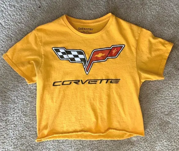 Corvette Yellow Cropped T