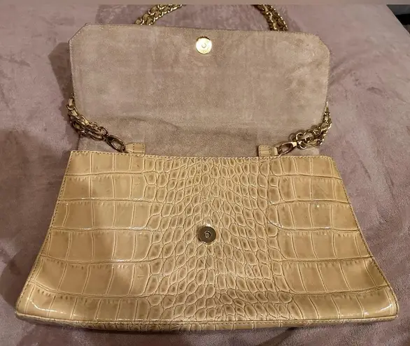 Saks 5th Avenue Saks Fifth Avenue Croc Style Bag - Image 4