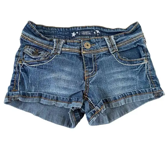 Celebrity Pink Y2K Style  Jean Shorts Denim Summer Vacation Beach Coastal Classic