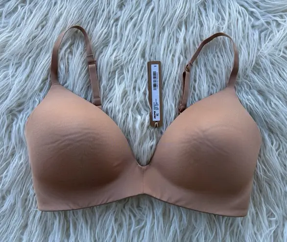 SKIMS Wireless Form T-shirt Bra Ochre Size 34D