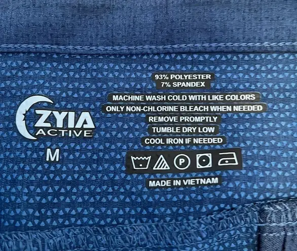 Zyia Active Blue Not Just A Trail Shorts - Medium