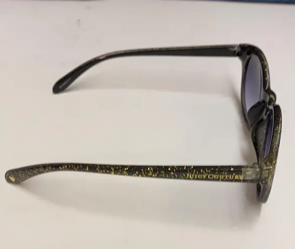 Juicy Couture  black and gold speckled sunglasses D6