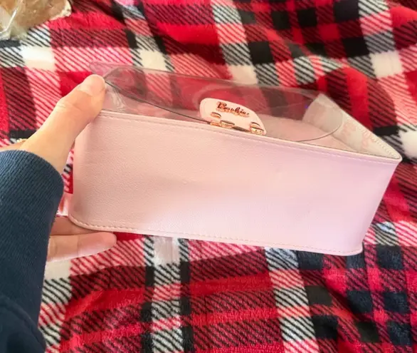 Lounge Fly Barbie Rose Gold Pouch and Clear Crossbody Bag