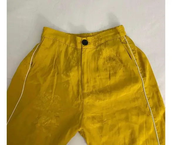 Berksha Yellow Wide Leg Pants