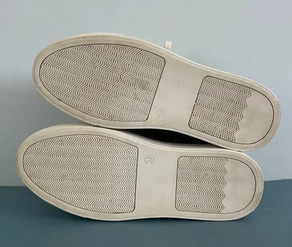 Myra Bags Myra Round About Faux Snakeskin Leather Lace Up Platform Sneakers