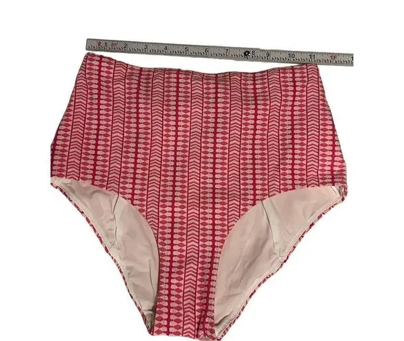 Lemlem Lola High Waist Bottom Pink Print sz Small