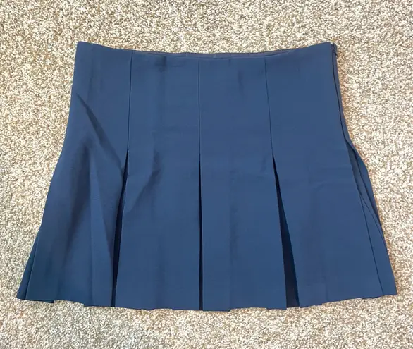 Babaton Aritzia Navy Hathaway Tennis Skirt Size 10