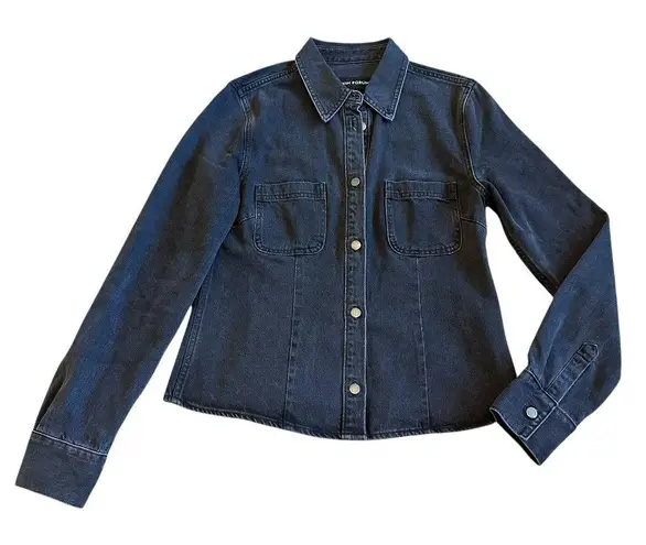 Aritzia Denim Forum Black Button