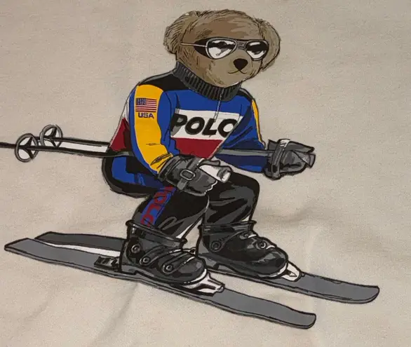 Polo Ralph Lauren Skiing Bear Graphic Fleece