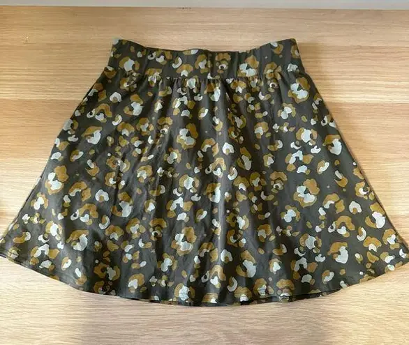 Pact Mini Skater Skirt Leopard