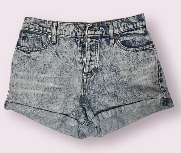CP Jeans Acid Wash Mom Denim Shorts 27