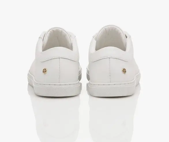 ANINE BING NWT Liane Low Top Leather Sneakers White Size 10 EU 40