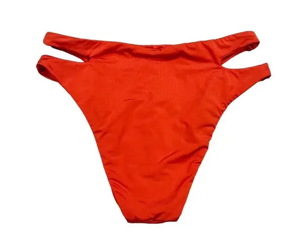 Voda Swim Women's Cutout Hight Leg Swimsuit Bottoms Size M in Bronze Size M