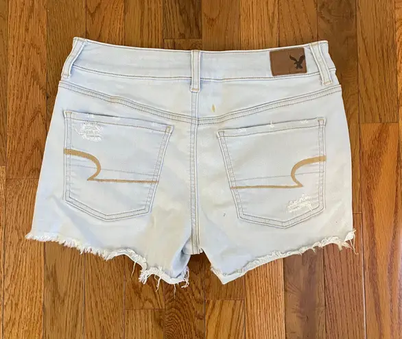 American Eagle super stretch midi jean shorts