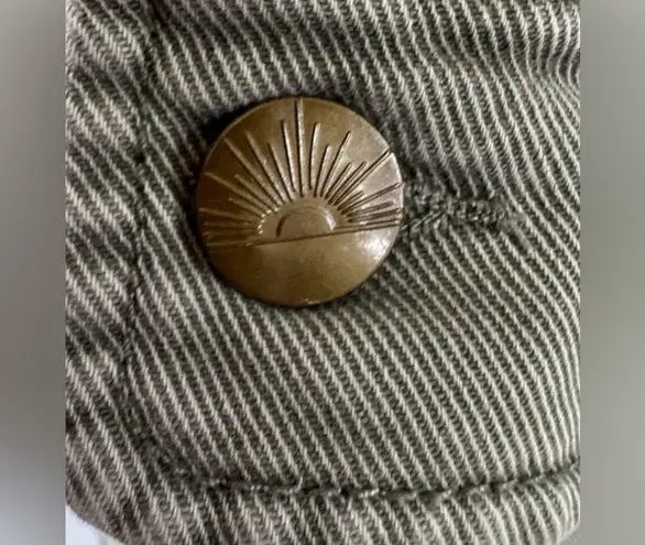 Faherty Womens Overland Twill Jumpsuit Size Small Olive Green Utility Flight S