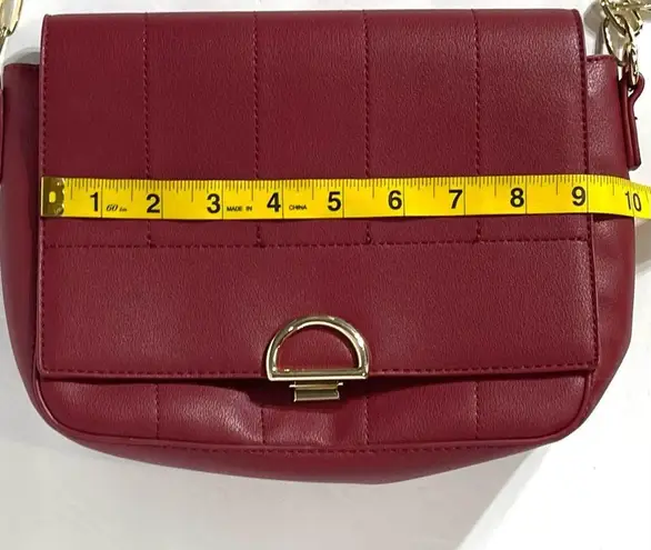 Sole Society Red Vegan Leather Crossbody