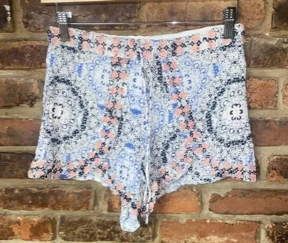 En Creme Rayon Printed Faux