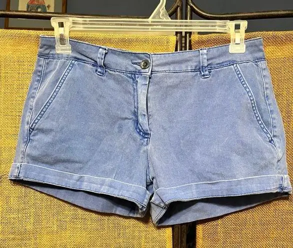Land’N Sea Blue Jean Shorts with Cuffed Hems and Relaxed Fit Size 8