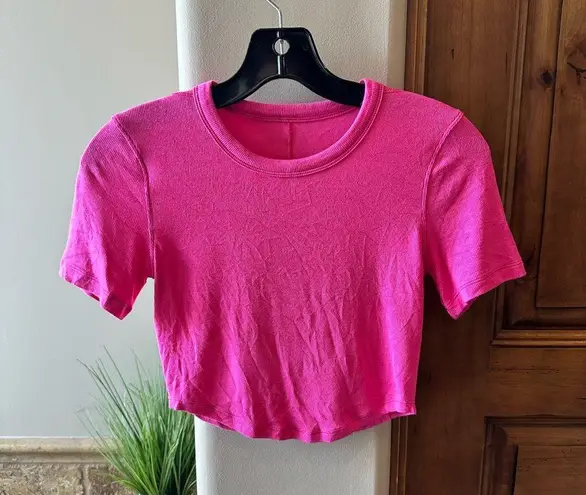 Lululemon  Hold Tight Cropped T-Shirt!