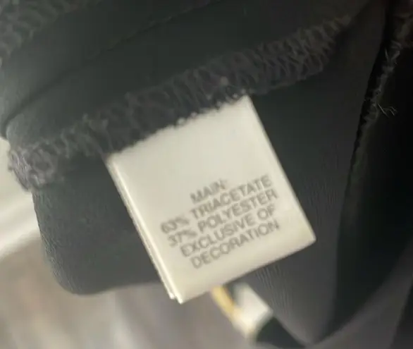 St. John Embellished Black Sheath Dress size 14