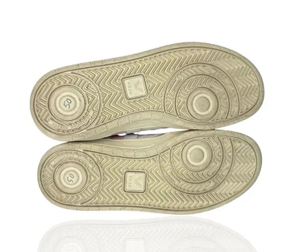 VEJA V-15 Leather Petale Sneakers Size 8 / 39 EUR Womens White Multi Shoes Suede