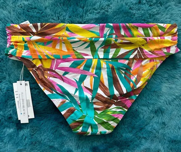 Bleu Rod Beattie Fantasy Island Sarong Hipster Bikini Bottom Size 8