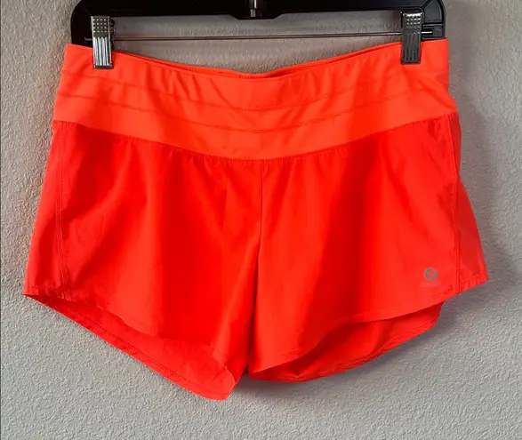 Oiselle Running Short Highlighter Orange Size 6 *Flaw