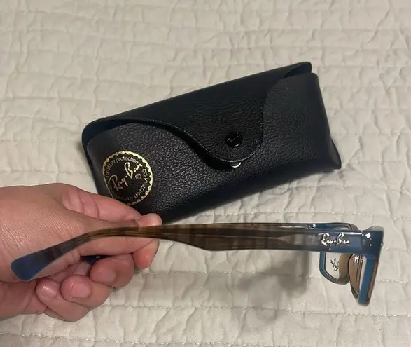 Ray-Ban  blue/brown eye glasses, new