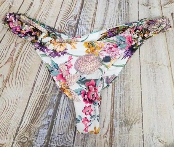 Swiminista x Christian Lacroix Daring Bikini Bottom Josephine Floral Large NWT