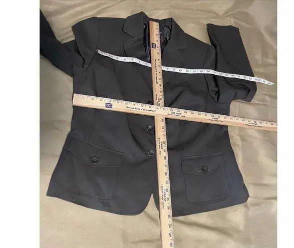 John Meyer Gray Suit 14W Pocket 3 Open Button Long Sleeve Lapel Collar Lined