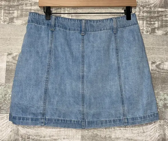 Forever 21 Button Down Denim Skirt 28