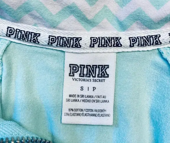 PINK - Victoria's Secret VS PINK 1/4 Zip Sweatshirt Pullover Logo Small