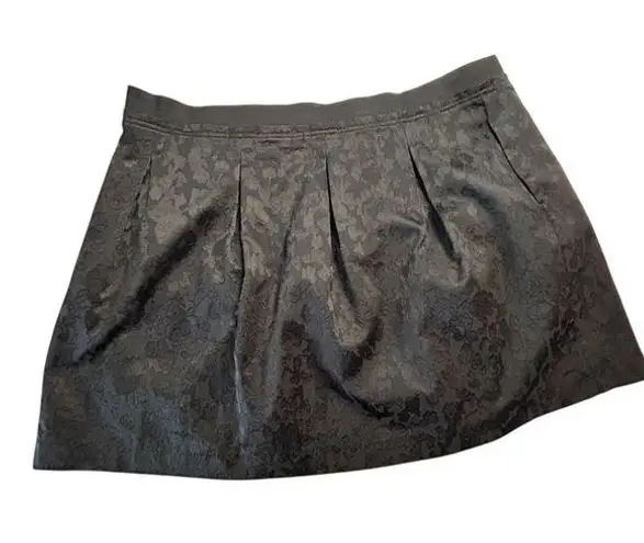 Daisy Fuentes Women's 2XL Black A-Line Knee Length Skirt Side Zip with pockets