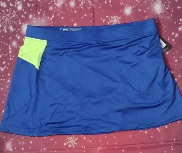 Slazenger  blue neon yellow golf skort size XXl